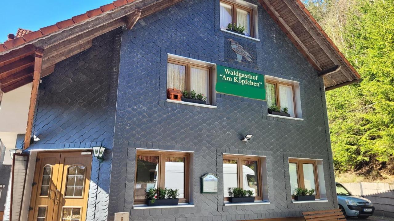 Waldpension Am Koepfchen Kurort Steinbach-Hallenberg Ngoại thất bức ảnh